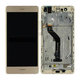 Huawei P9 lite - LCD Display + Touchscreen Front Glas + Rahmen (Gold) TFT