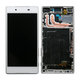 Sony Xperia Z5 E6653 - LCD Display + Touchscreen Front Glas + Rahmen (White) - 1296-1894 Genuine Service Pack