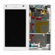 Sony Xperia Z5 Compact E5803 - LCD Display + Touchscreen Front Glas + Rahmen (White) - 1297-3732 Genuine Service Pack