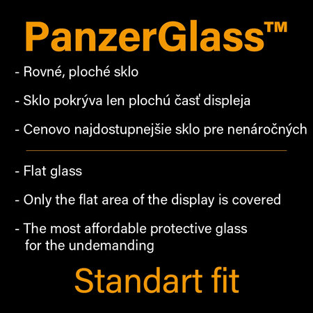 PanzerGlass - Gehärtetes Glas Standard Fit für iPhone 6 Plus, 6s Plus, 7 Plus, 8 Plus, transparent