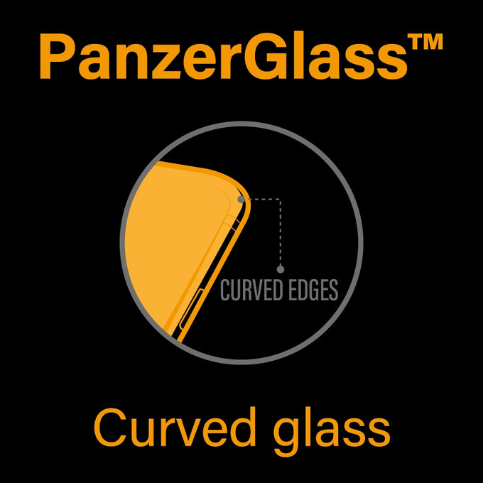 PanzerGlass PREMIUM - gehärtetes Glas für iPhone 6, 6S, 7, 8, SE 2020 und SE 2022, schwarz