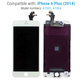 Apple iPhone 6 Plus - LCD Display + Touchscreen Front Glas + Rahmen (White) TFT