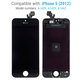 Apple iPhone 5 - LCD Display + Touchscreen Front Glas + Rahmen (Black) Original Refurbished