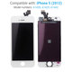 Apple iPhone 5 - LCD Display + Touchscreen Front Glas + Rahmen (White) TFT