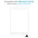 Apple iPad Mini 3 - Touchscreen Front Glas + IC Connector Anschluss (White)