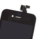 Apple iPhone 4S - LCD Display + Touchscreen Front Glas + Rahmen (Black) TFT