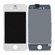 Apple iPhone 4S - LCD Display + Touchscreen Front Glas + Rahmen (White) TFT