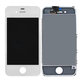 Apple iPhone 4 - LCD Display + Touchscreen Front Glas + Rahmen (White) TFT