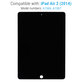 Apple iPad Air 2 - LCD Display + Touchscreen Front Glas (Black) Refurbished