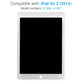 LCD-Display für iPad Air 2, White, Touchscreen-Glas ohne Rahmen, Refurbished