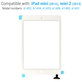 Touchscreen-Glas mit IC-Anschluss für iPad Mini, Mini 2, White