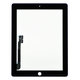 Apple iPad 3, iPad 4 - Touchscreen Front Glas (Black)