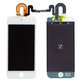 Apple iPod Touch (5th Gen, 6th Gen, 7th Gen) - LCD Display + Touchscreen Front Glas + Rahmen (White) TFT
