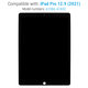 Apple iPad Pro 12.9 (1st Gen 2015) - LCD Display + Touchscreen Front Glas (Black) Refurbished