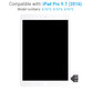 LCD-Display für iPad Pro 9.7" (2016), White, Touchscreen-Glas ohne Rahmen