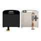 Blackberry Bold Touch 9900 - LCD Display + Touchscreen Front Glas + Rahmen Verzia 002 (Black) TFT