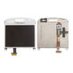 Blackberry Bold Touch 9900 - LCD Display + Touchscreen Front Glas + Rahmen Verzia 002 (White) TFT