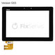 Blackberry Bold Touch 9900 - LCD Display + Touchscreen front Glas + Rahmen Verzia 001 (Weiß)