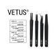 Vetus ESD-16 - Antistatische Metallpinzette mit gerader Spitze (128 mm)