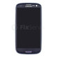 Samsung Galaxy S3 i9300 - LCD Display + Touchscreen Front Glas + Rahmen (Pebble Blue) OLED