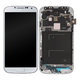 Samsung Galaxy S4 i9505 - LCD Display + Touchscreen Front Glas + Rahmen (White Frost) OLED