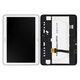 Samsung Galaxy Tab 4 10.1 T530 - LCD Display + Touchscreen Front Glas + Rahmen (White) - GH97-15849B Genuine Service Pack