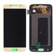 Samsung Galaxy S6 G920F - LCD Display + Touchscreen Front Glas (Gold Platinum) - GH97-17260C Genuine Service Pack