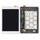 Samsung Galaxy Tab A 9.7 T555 - LCD Display + Touchscreen Front Glas + Rahmen (White) - GH97-17424C Genuine Service Pack
