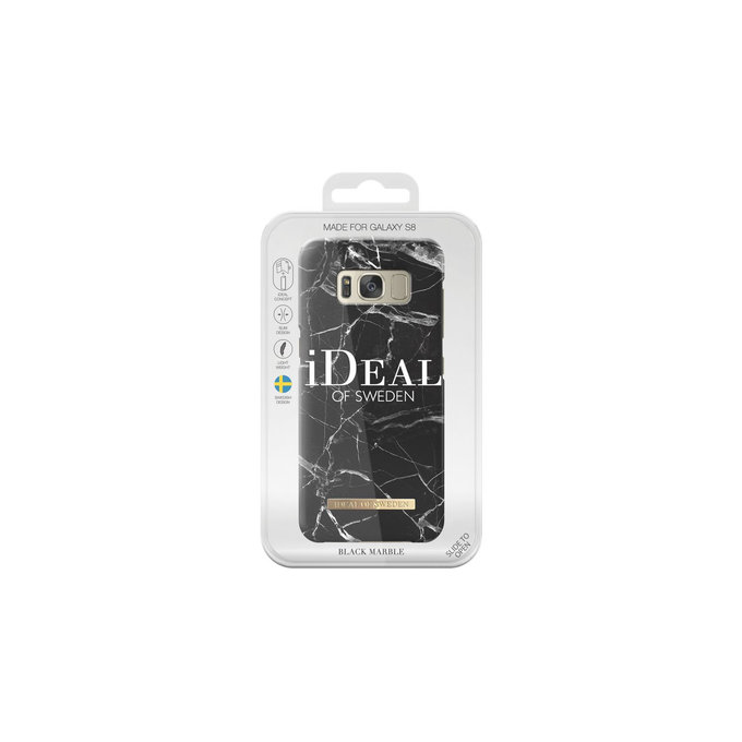 iDeal of Sweden - Fashion Case für Samsung Galaxy S8+, schwarzer Marmor