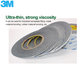 3M - Doppelseitiges Klebeband - 2mm x 50m (Transparent)