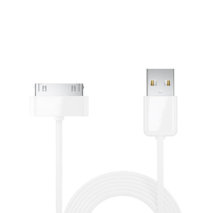 30-pin / USB kabel, 1 m, kompatibel mit Apple