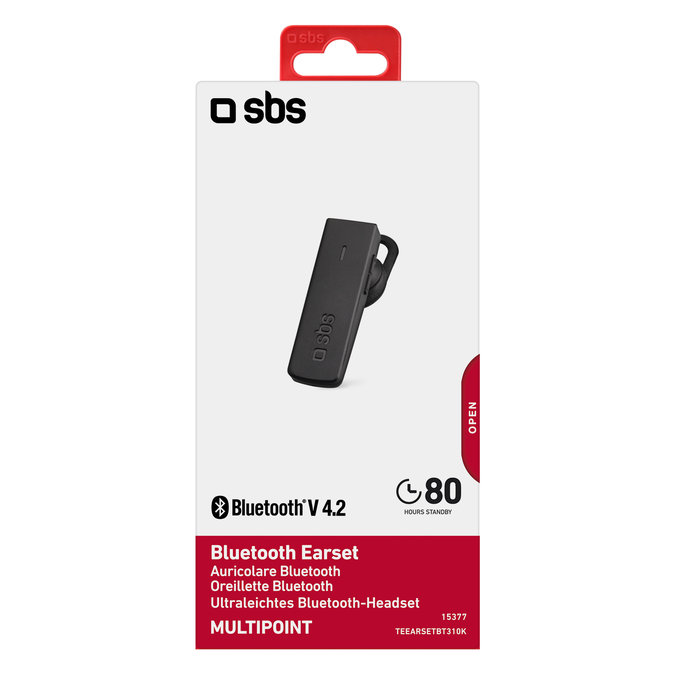 SBS - BT310 Bluetooth Headset, schwarz