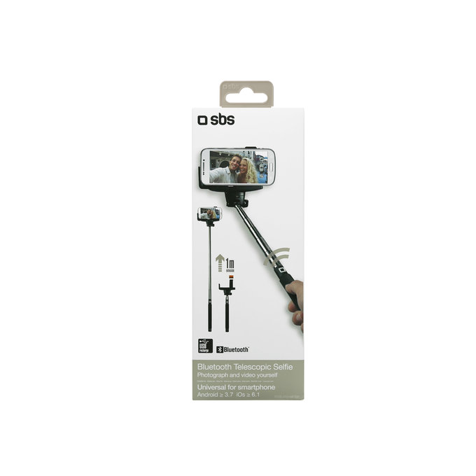 SBS - Kabelloser Selfie-Stick, schwarz