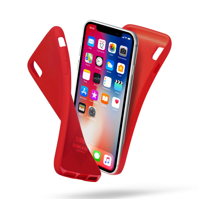 SBS - Polo Fall für iPhone X, rot