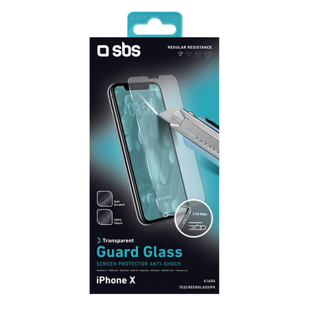 SBS - Gehärtetes Glas für iPhone X, XS und 11 Pro und 11 Pro, transparent