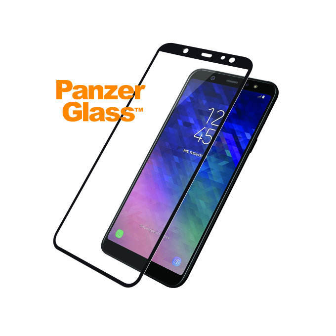 PanzerGlass - Gehärtetes Glas für Samsung Galaxy A6+ (2018) schwarz