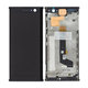 Sony Xperia XA2 H4113 - LCD Display + Touchscreen Front Glas + Rahmen (Black) - 78PC0600020 Genuine Service Pack
