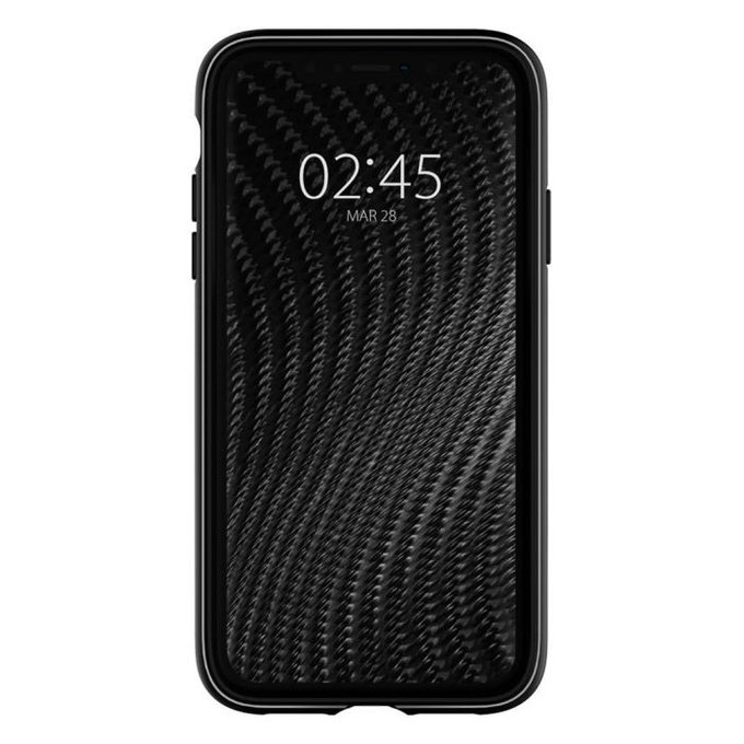Spigen - Hülle Rugged Armor für iPhone XR, schwarz