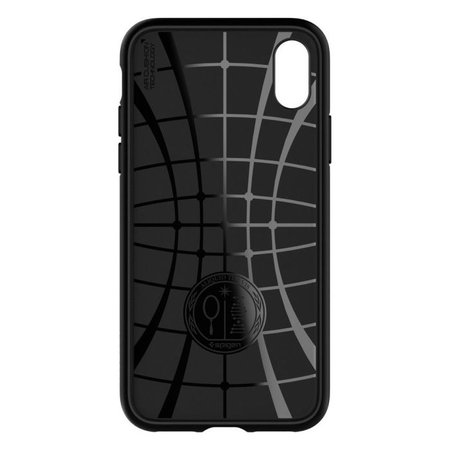 Spigen - Hülle Liquid Air für iPhone X und XS, schwarz