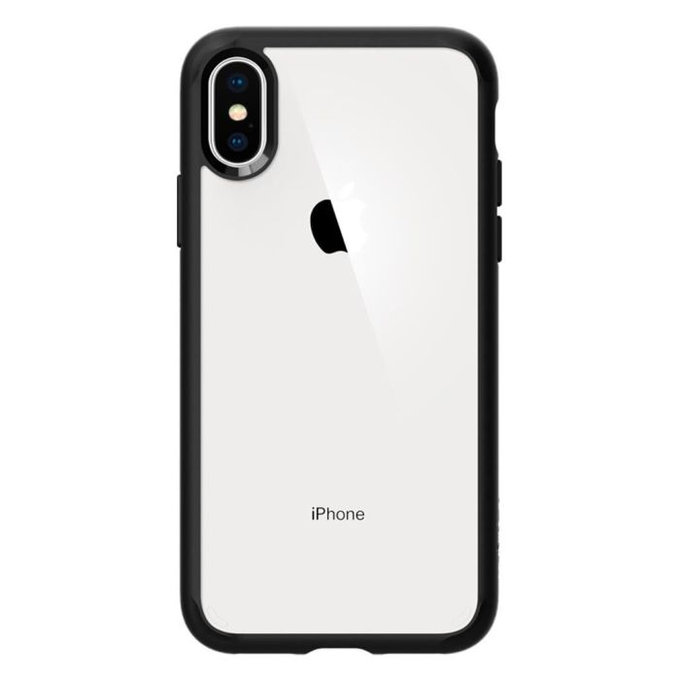 Spigen - Hülle Ultra Hybrid für iPhone X a XS, Matte Black