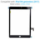 Touchscreen-Glas mit Home-Taste für iPad (5th Gen 2017), Space Gray