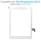 Touchscreen-Glas mit Home-Taste für iPad (5th Gen 2017), Silver