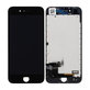 Display In-Cell für iPhone 8, SE (2020), SE (2022), Black, Touchscreen-Glas mit Rahmen, FixPremium