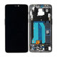 OnePlus 6 - LCD Display + Touchscreen Front Glas + Rahmen (Midnight Black) TFT