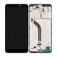 Xiaomi Redmi 5 - LCD Display + Touchscreen Front Glas + Rahmen (Black) TFT