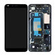 LG Q6 M700N - LCD Display + Touchscreen Front Glas + Rahmen (Black) TFT