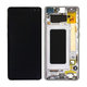Samsung Galaxy S10 Plus G975F - LCD Display + Touchscreen Front Glas + Rahmen (Prism Black) - GH82-18849A, GH82-18857A, GH82-18834A Genuine Service Pack