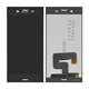 Sony Xperia XZ1 G8341 - LCD Display + Touchscreen Front Glas (Black) TFT