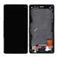 Sony Xperia Z3 Compact D5803 - LCD Display + Touchscreen Front Glas + Rahmen (Black) TFT