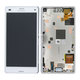Sony Xperia Z3 Compact D5803 - LCD Display + Touchscreen Front Glas + Rahmen (White) TFT